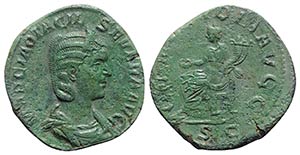 Otacilia Severa (Augusta, 244-249). Æ ... 