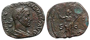Volusian (251-253). Æ Sestertius (30mm, ... 