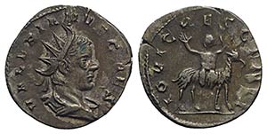 Valerian II (Caesar, 256-258). AR ... 