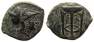 Sicily, Ameselon, c. 340-330 BC. Æ ... 