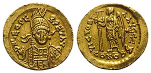 Leo I (457-474). AV Solidus (20mm, 4.47g, ... 