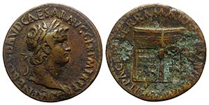 Nero (54-68). Æ Sestertius (34mm, ... 