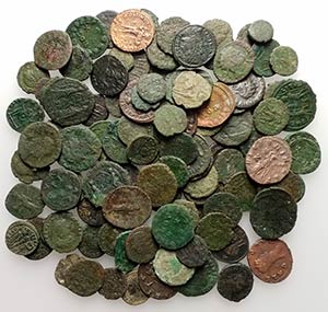 Lot of 107 Roman Imperial Radiates and Late ... 