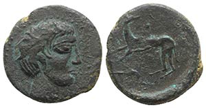 Sicily, Eryx, c. 400-390 BC. Æ (16mm, ... 