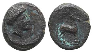 Sicily, Eryx, c. 4th century BC. Æ (10mm, ... 