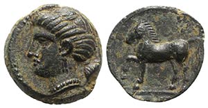 Sicily, Eryx, c. 4th century BC. Æ (13.5mm, ... 