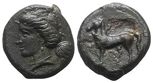 Sicily, Eryx, 4th century BC. Æ (15mm, ... 