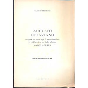 BRUGNONI C. - Augusto Ottaviano inaugura un ... 