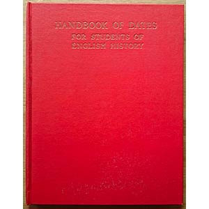 Cheney C.R., Handbook of Dates for Students ... 