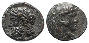 Sicily, Gela, c. 315-310 BC. Æ (11mm, ... 