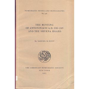 EDDY S. K. - The minting of antoniniani A. ... 