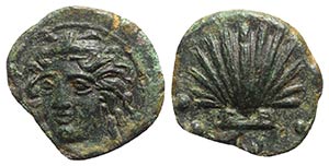 Sicily, Himera, c. 412-409 BC. Æ Trias or ... 