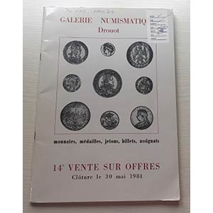 Galerie Numismatique Vente No.14 Monnaies, ... 