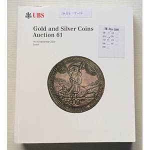 UBS Auction 61 Collection Gold and Silver ... 