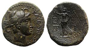 Sicily, Katane, c. 200 BC. Æ (23mm, 9.20g, ... 