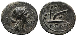 Sicily, Kentoripai, c. 344-336 BC. Æ Hexas ... 