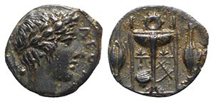 Sicily, Leontinoi, c. 405-402 BC. Æ Onkia ... 