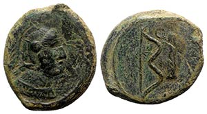 Sicily, Agyrion, c. 317-280 BC. Æ (25mm, ... 