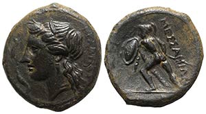 Sicily, Messana. 310-288 BC. Æ Litra (24mm, ... 