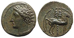 Carthage, c. 400-350 BC. Æ (16mm, 2.84g, ... 