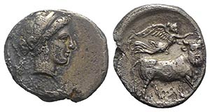 Southern Campania, Neapolis, 300-275 BC. AR ... 