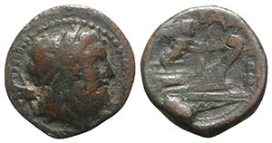 Southern Apulia, Barium, c. 180-160 BC. Æ ... 