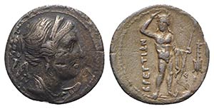 Bruttium, The Brettii, c. 216-214 BC. AR ... 