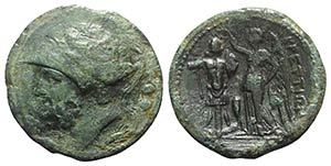 Bruttium, The Brettii, c. 214-211 BC. Æ ... 