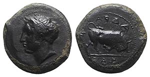 Sicily, Adranon, c. 339-317 BC. Æ (20mm, ... 