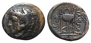 Macedon, Philippi, c. 356-345 BC. Æ (17mm, ... 