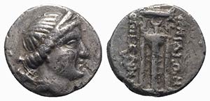 Caria, Knidos, c. 250-210 BC. AR Tetrobol ... 
