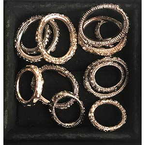 CHANEL6 KNUCKLE RING SET2013Six ... 