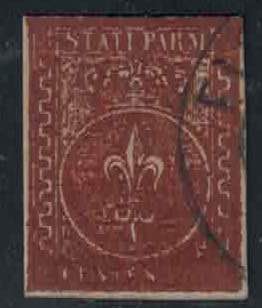 1855 - 25 c. bruno rosso, n° ... 