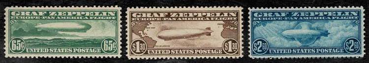 1930 - Zeppelin, PA n° 13/15, ... 