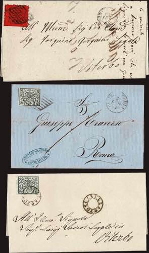 1852 - 60 lettere dello Stato ... 