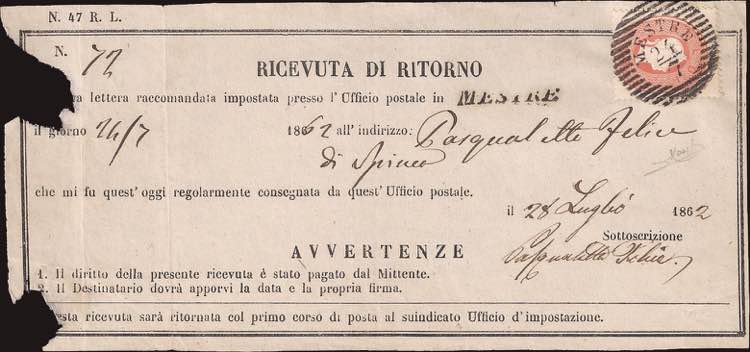 1861 - 5 s. rosso, n° 33, ... 