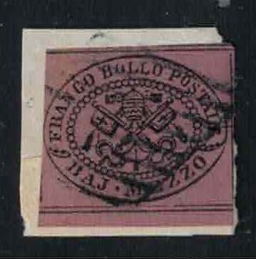 1852 - 1/2 baj lilla rosa, n° ... 