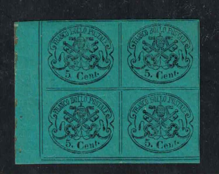 1867 - 5 centesimi azzurro ... 