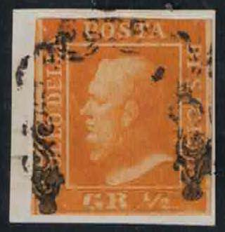 1859 - 1/2 grana arancio II tav., ... 