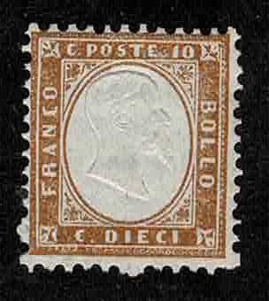 1862 - 10 centesimi bistro ... 