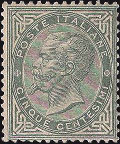 1863 - 5 c. Torino, n° T16, ... 