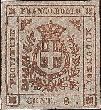1859 - 8 c. bistro, n° 18b, ... 