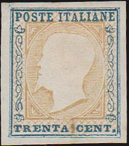 1864 - 30 c., Saggio Seguin, ... 