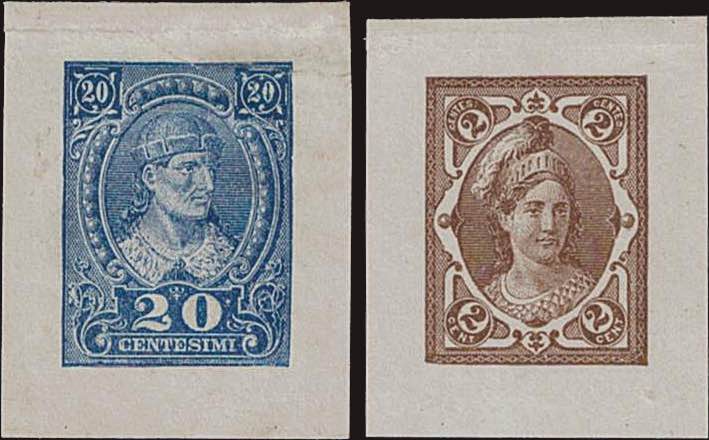 1863 - 2 e 20 c. - Collezione ... 