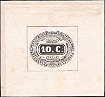 1863 - SEGNA TASSA 10 C. - ... 