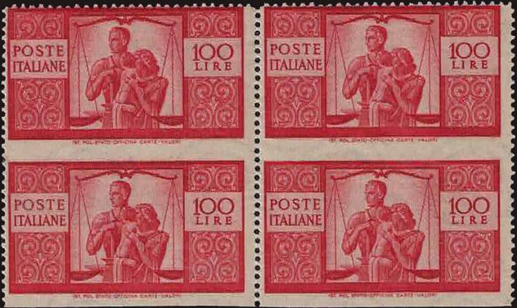 1945 - Democratica 100  Lire, ... 