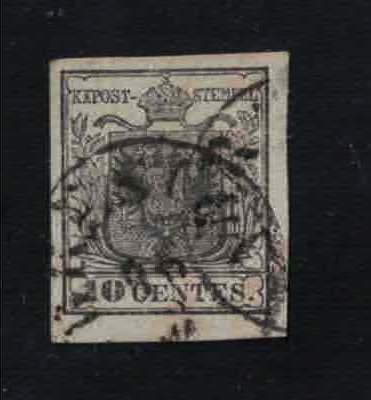 1850 - 10 c. grigio nero, n° 2c, ... 