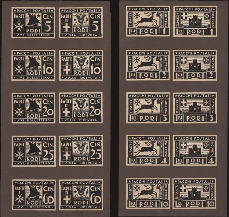 1934 - Pacchi Postali - Collezione ... 