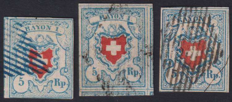 1858 - RAYON I, 5 Rp carta bianca, ... 