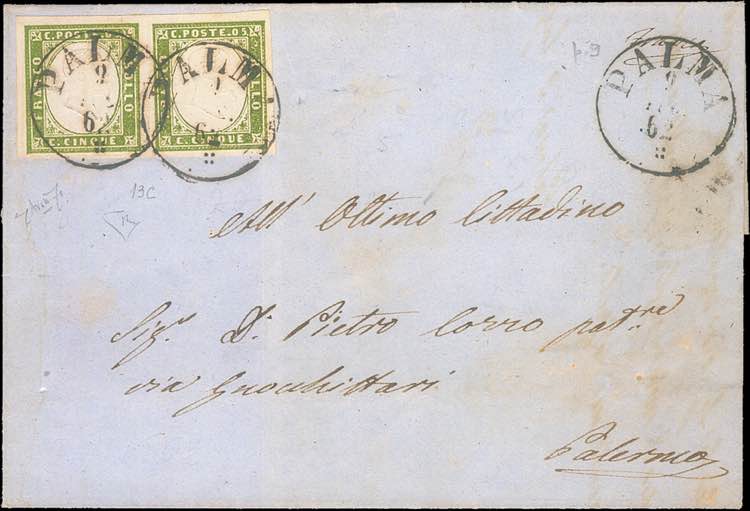 1862 - Sardegna IV, 5 c. verde ... 